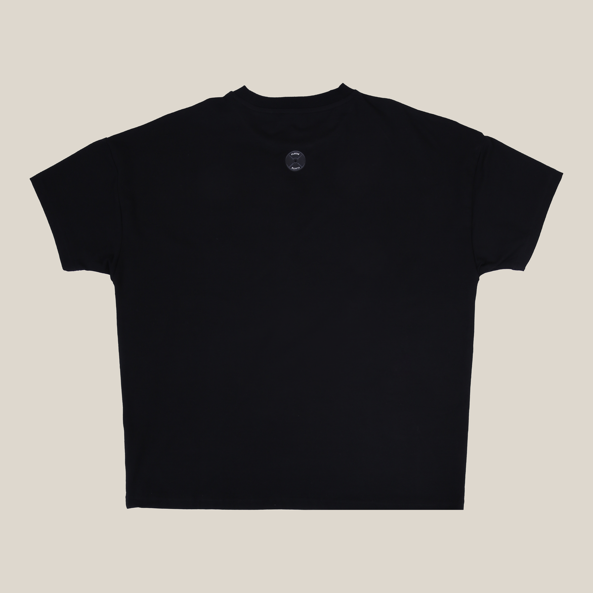 Plates Unisex Oversized Tee - Black