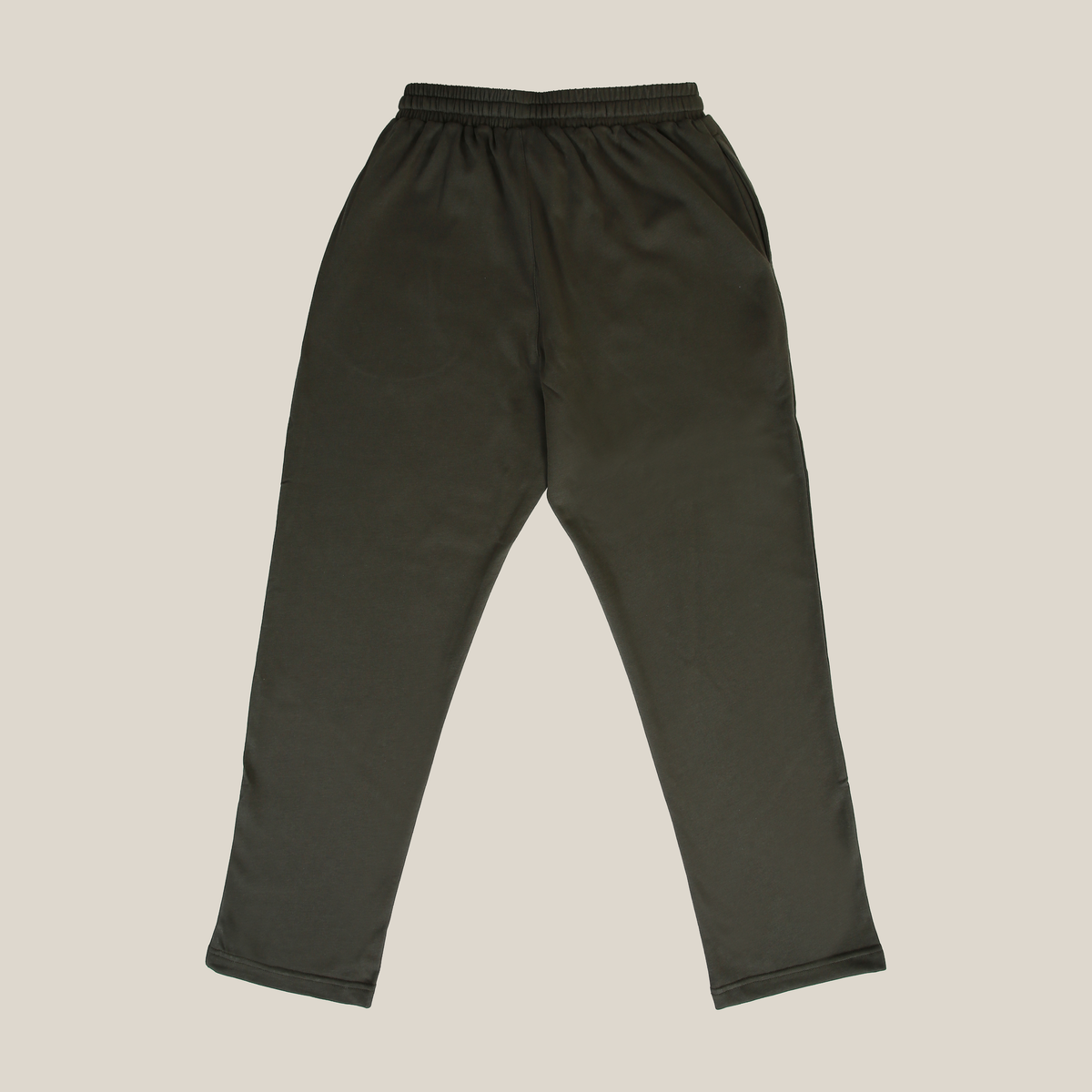 Plates Unisex Oversized Pants - Deep Olive Green