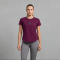 Plates Women’s Raglan Performance Tee - Wine Red
