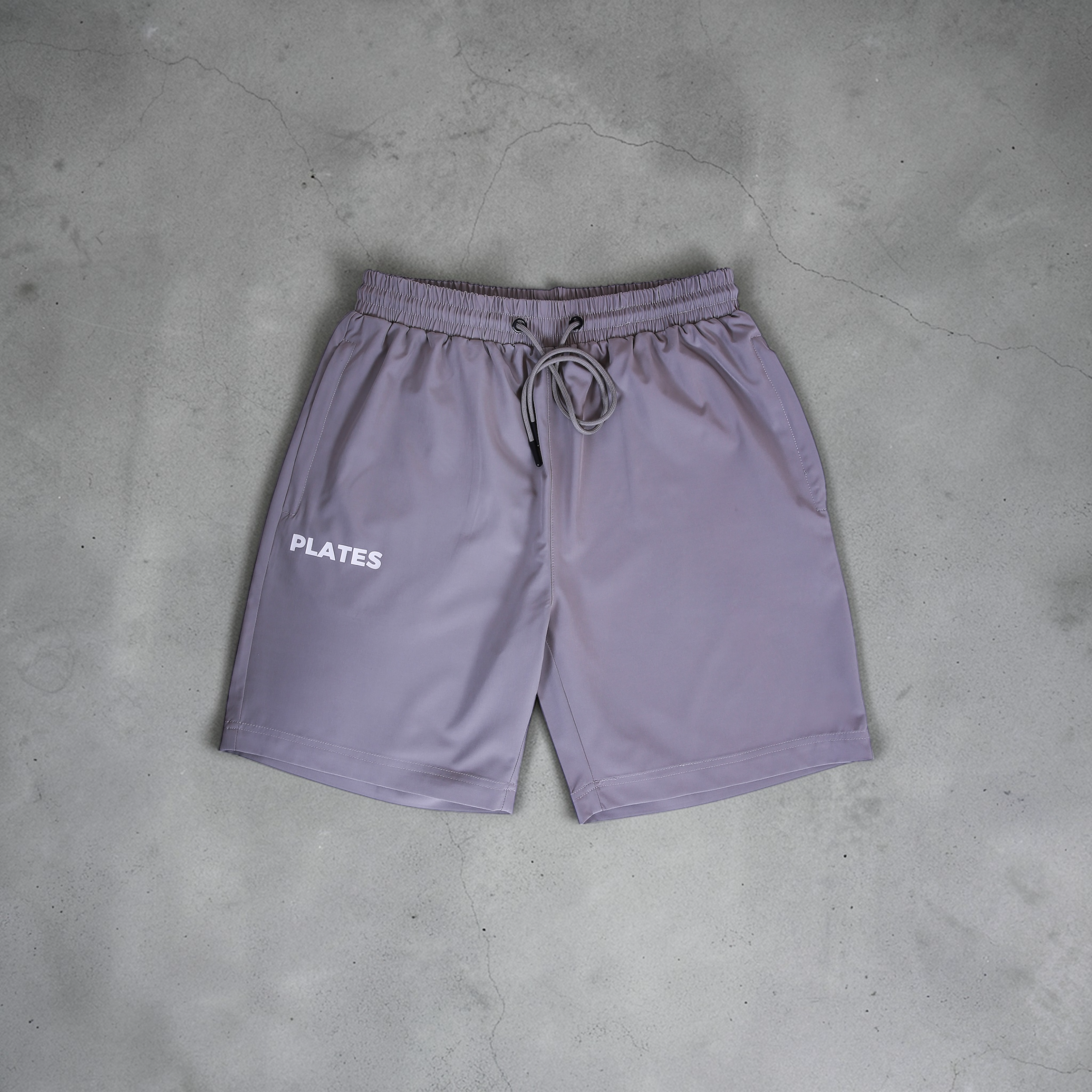 Plates Men’s 7" Performance Woven Shorts - Gray