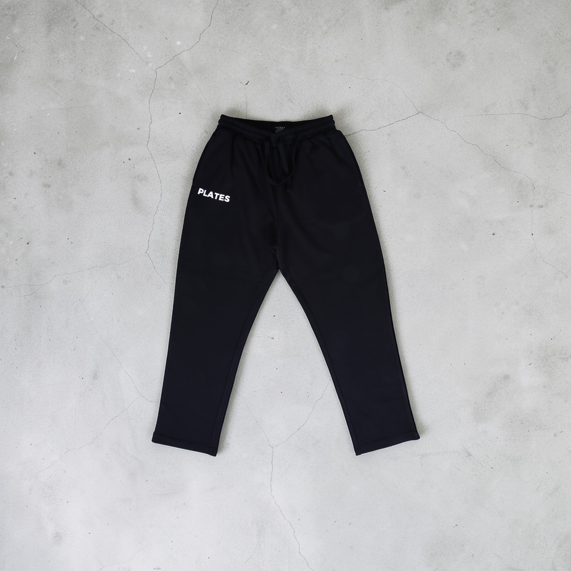 Plates Unisex Oversized Pants - Black