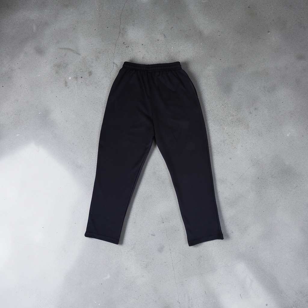 Plates Unisex Oversized Pants - Black