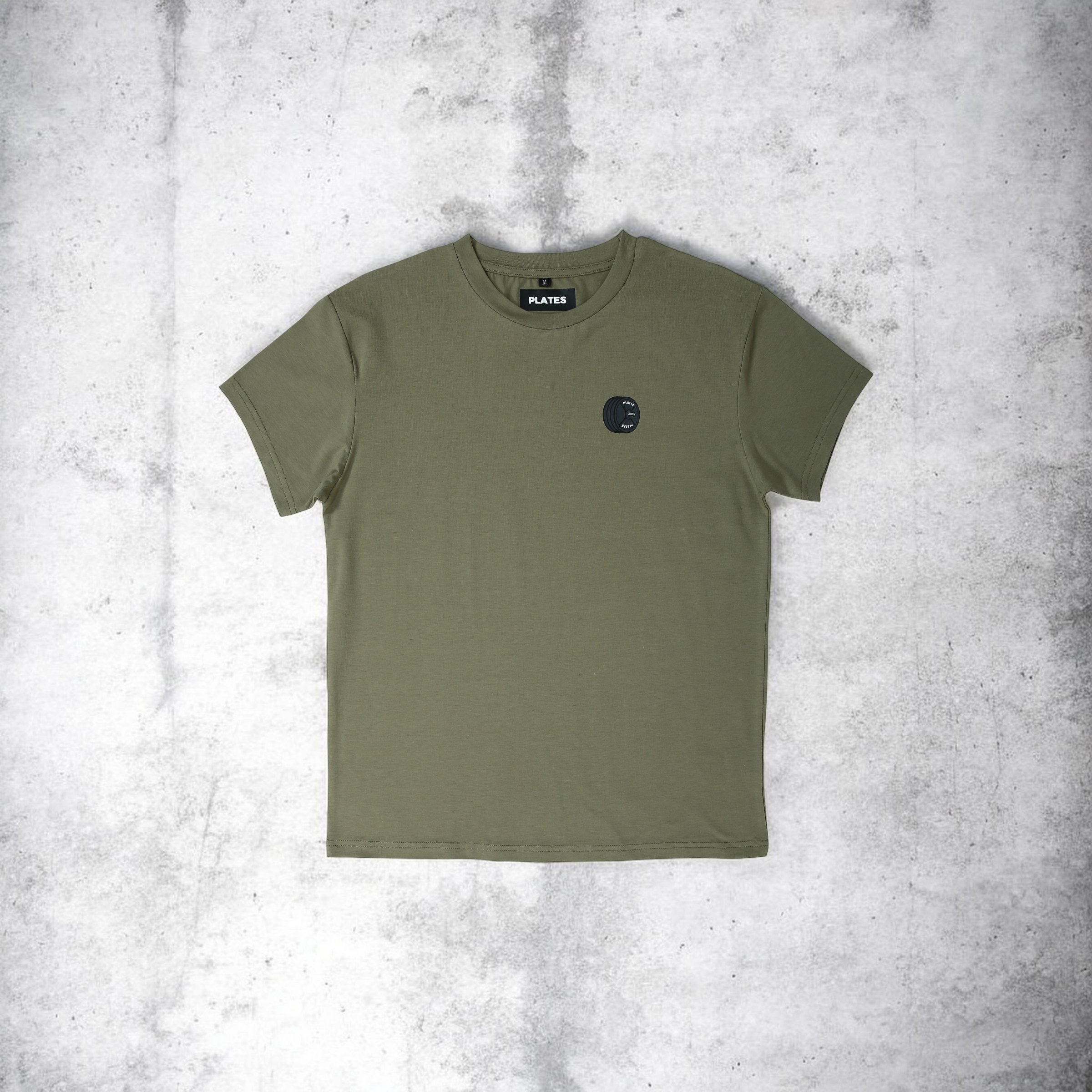 Plates Men's Signature Fit Tee - Army Green