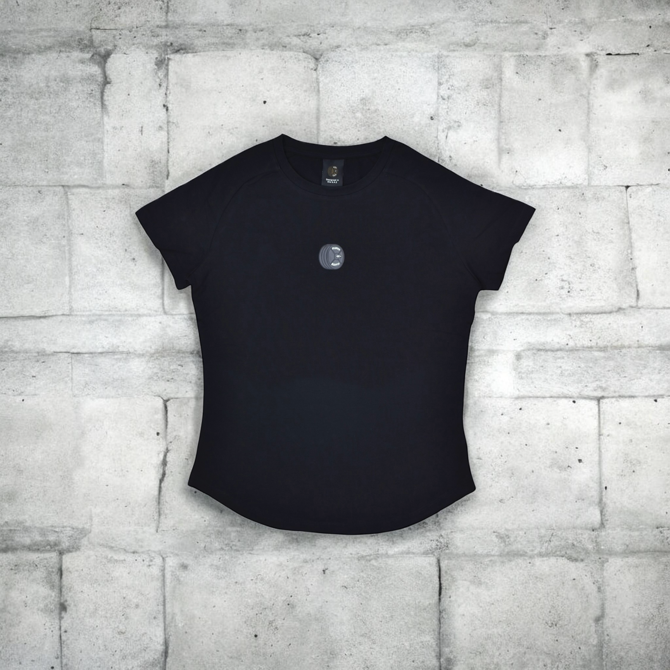 Plates Women’s Raglan Performance Tee - Black