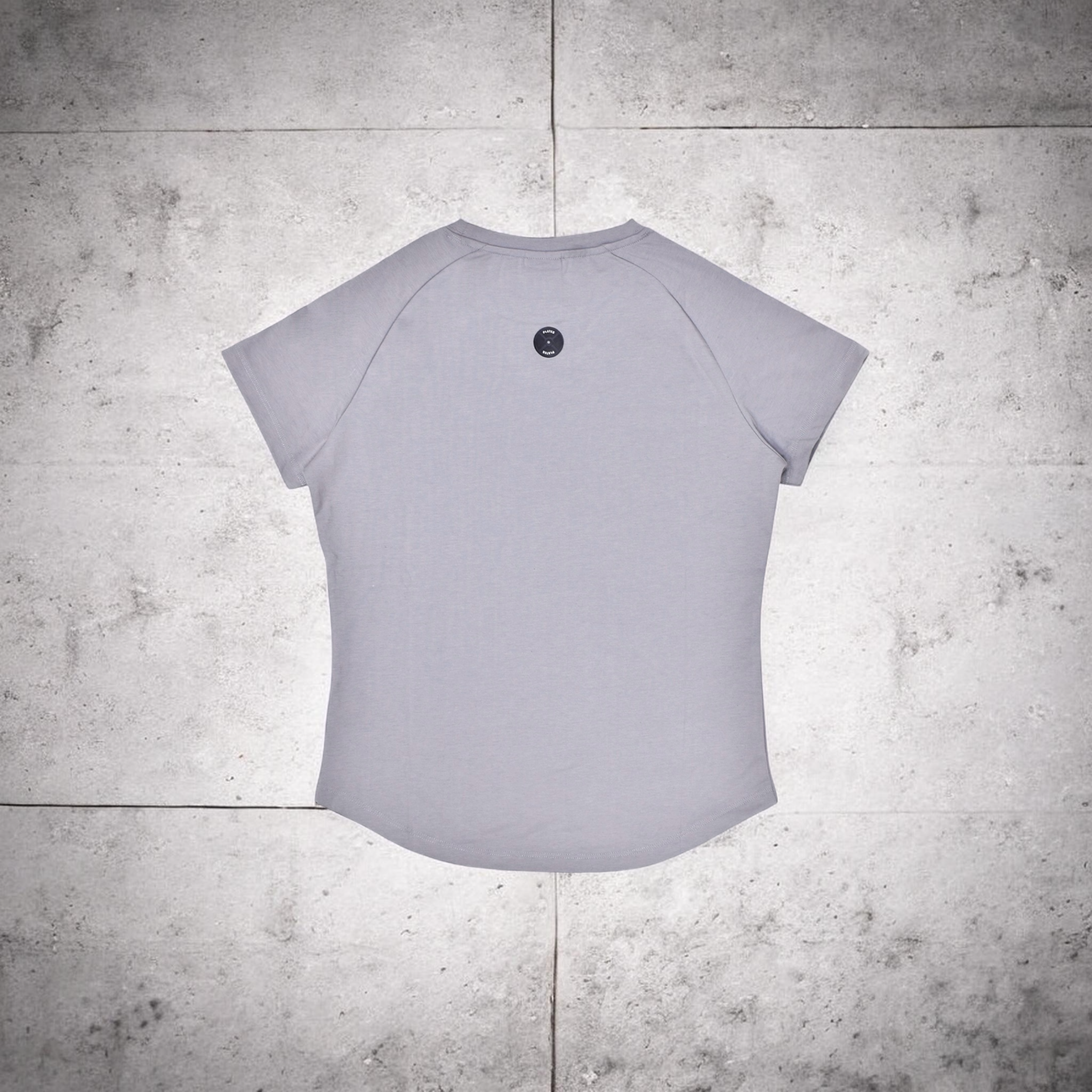 Plates Women’s Raglan Performance Tee - Gray