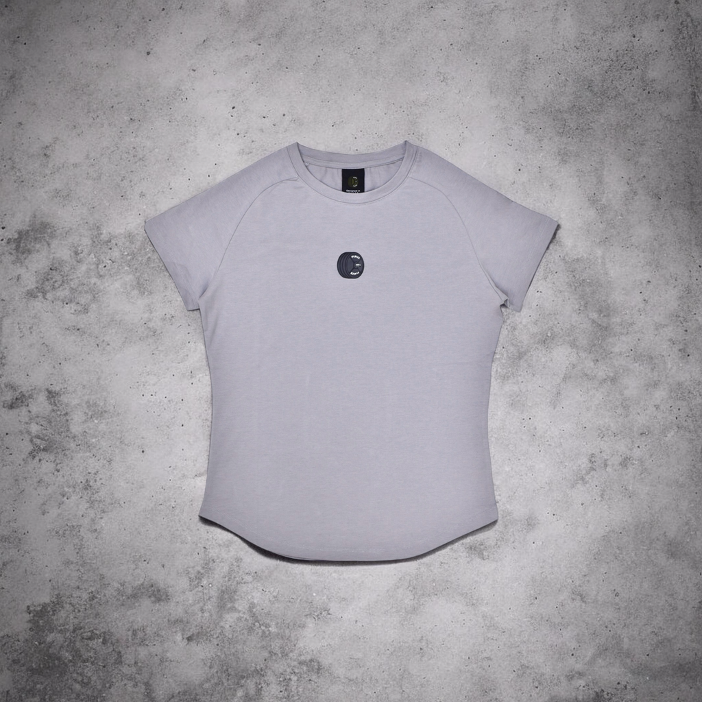 Plates Women’s Raglan Performance Tee - Gray