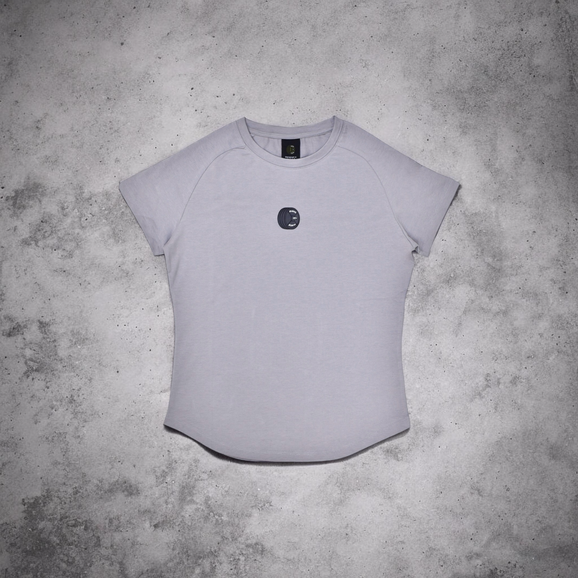 Plates Women’s Raglan Performance Tee - Gray