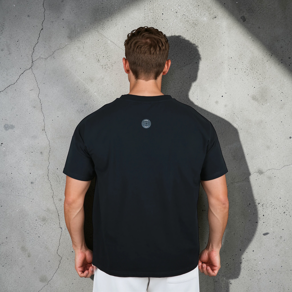 Plates Unisex Oversized Tee - Black