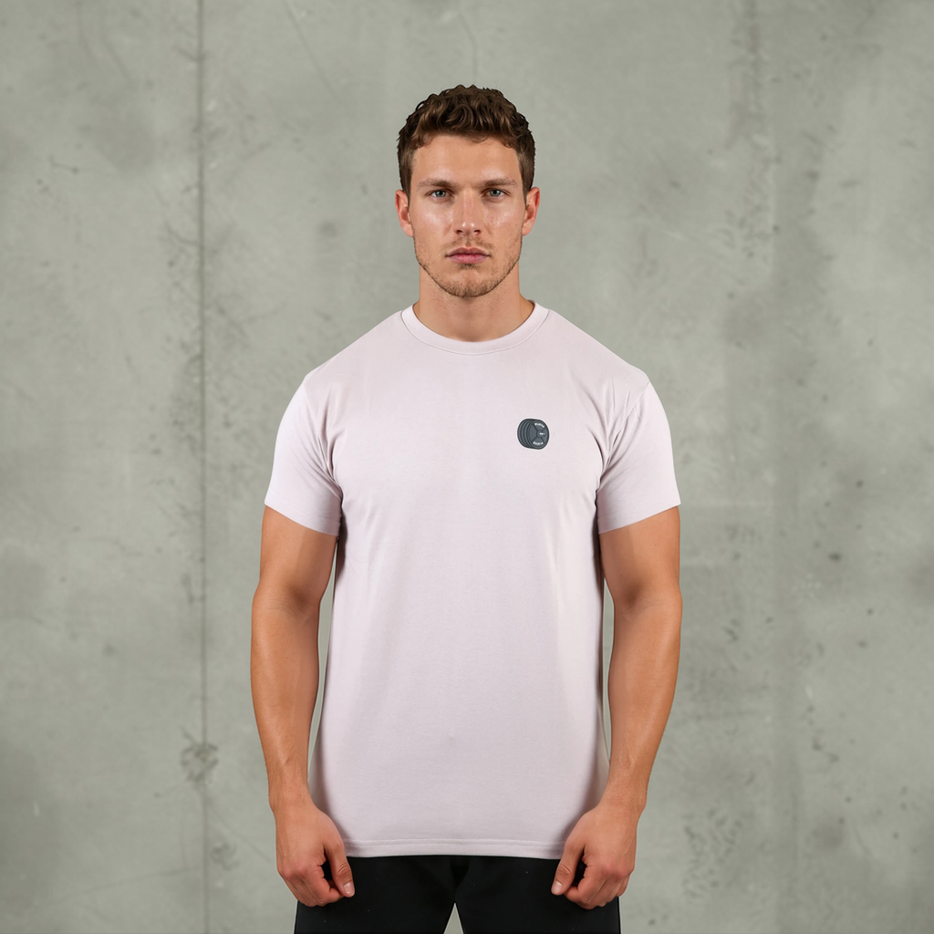 Plates Men's Signature Fit Tee - Dusty Pink