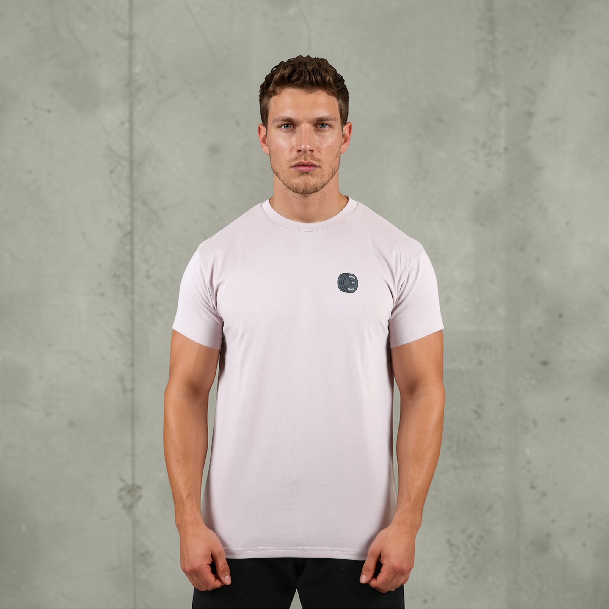 Plates Men's Signature Fit Tee - Dusty Pink