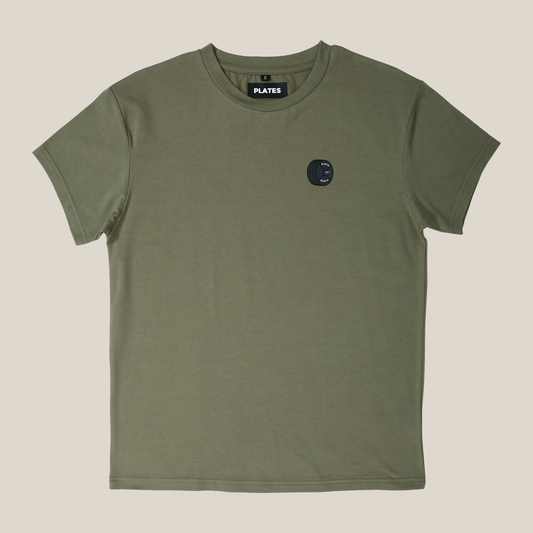 Plates Men's Signature Fit Tee - Army Green