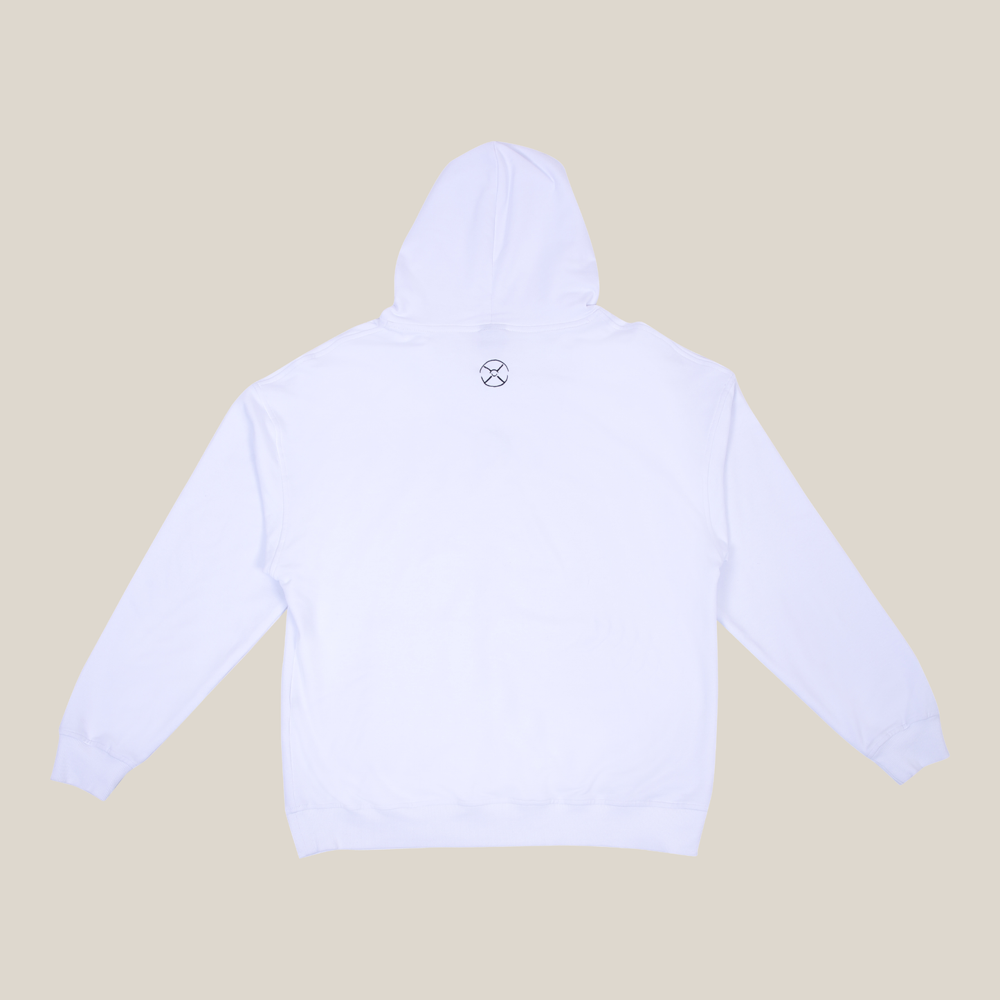 Plates Unisex Lightweight Oversized Hoodie - White
