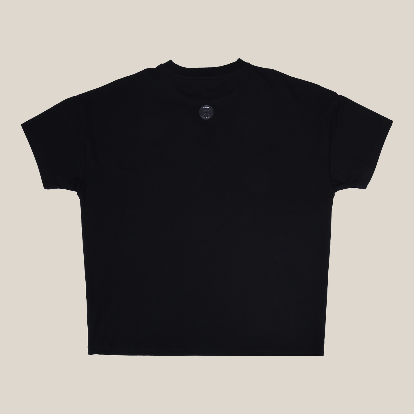 Plates Unisex Oversized Tee - Black