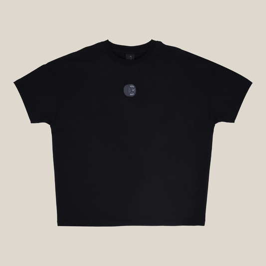 Plates Unisex Oversized Tee - Black