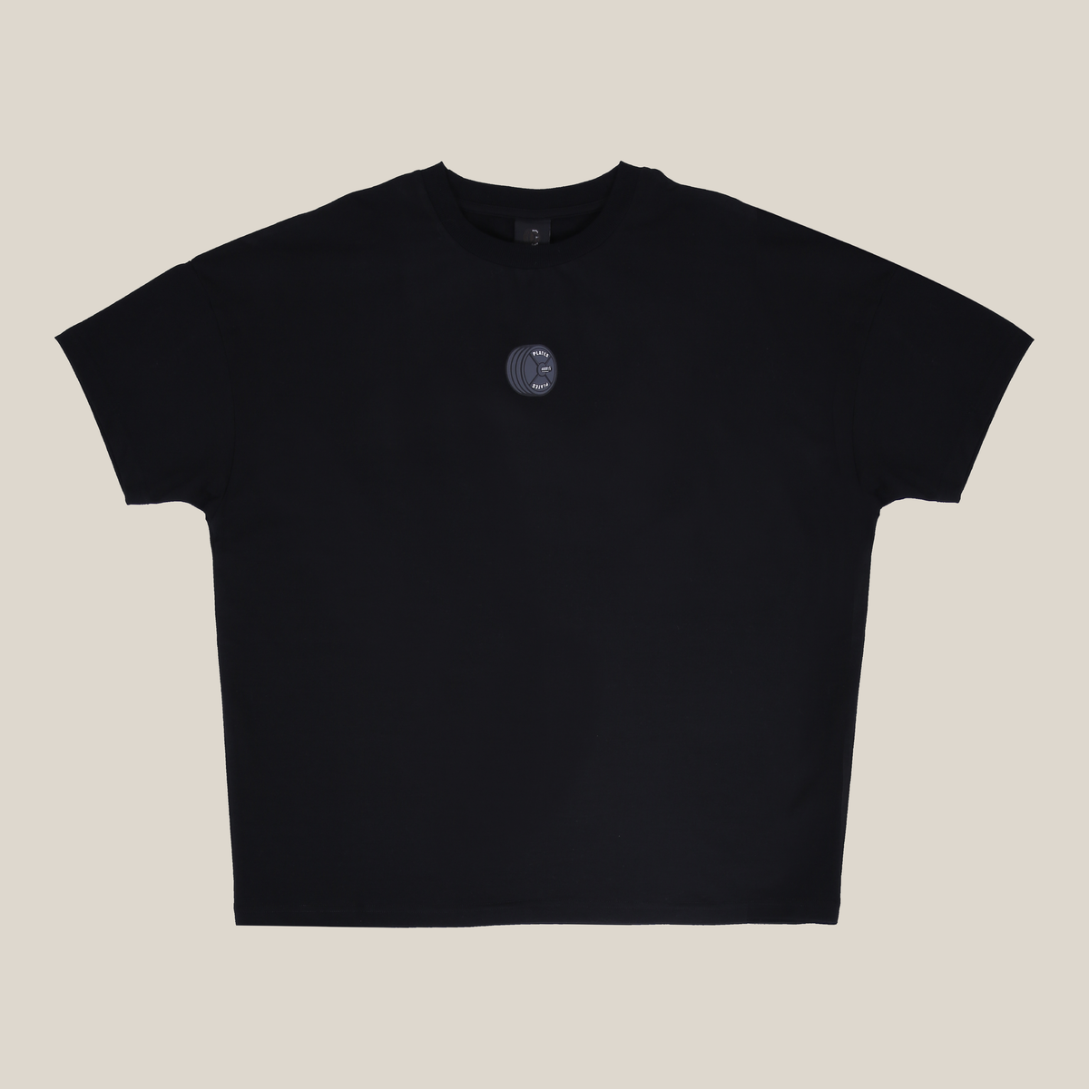 Plates Unisex Oversized Tee - Black