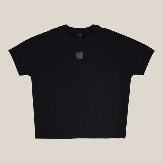 Plates Unisex Oversized Tee - Black