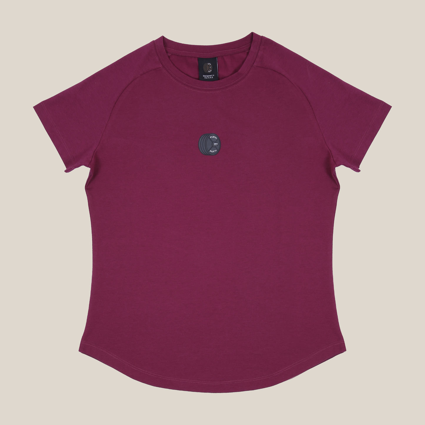 Plates Women’s Raglan Performance Tee - Wine Red