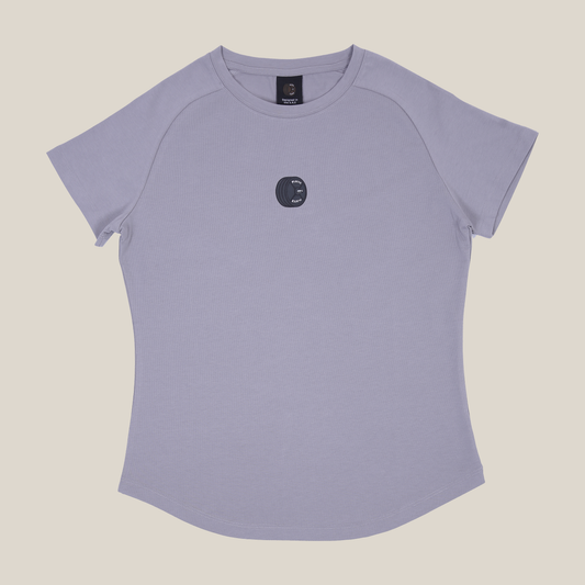 Plates Women’s Raglan Performance Tee - Gray